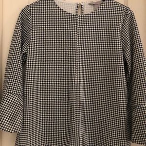 Houndstooth blouse